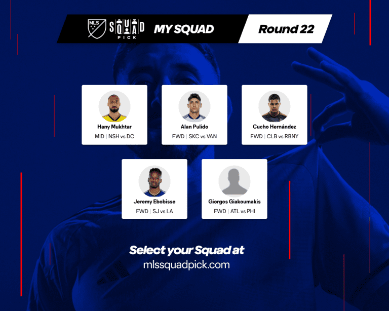 round 22 squad pick