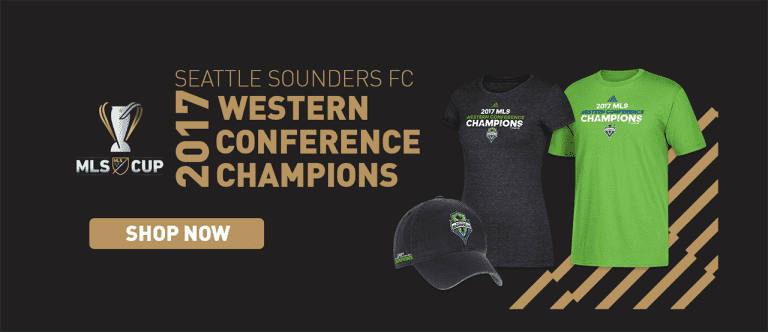 Get your Seattle Sounders 2017 Western Conference Championship gear now! -