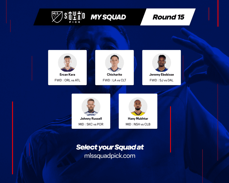 Squad pick round 15