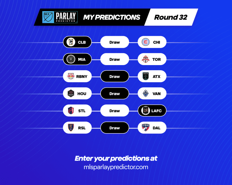 parlay predictor - round 32
