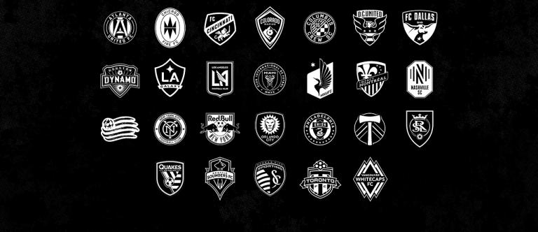 All club logos - 2020 - black bg with texture - v1