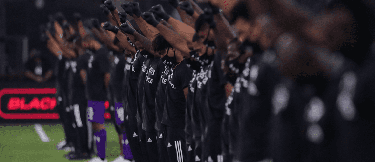 Black Players for Change make powerful statement in pregame demonstration - https://league-mp7static.mlsdigital.net/images/MLSisBack-1280x553px-playersinline.png