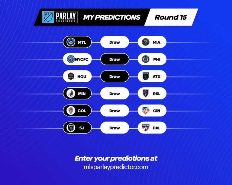 Parlay predictor Round 15