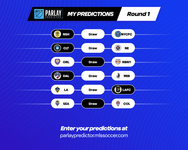 Parlay Predictor matchday 1