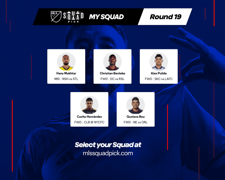 Squad Pick Round 19