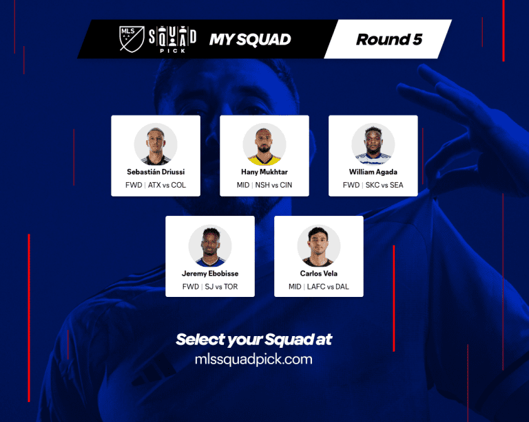 Round 5 Squad pick