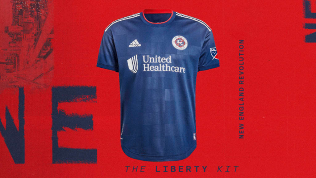 MLS New England Revolution Short Sleeve Authentic Jersey 