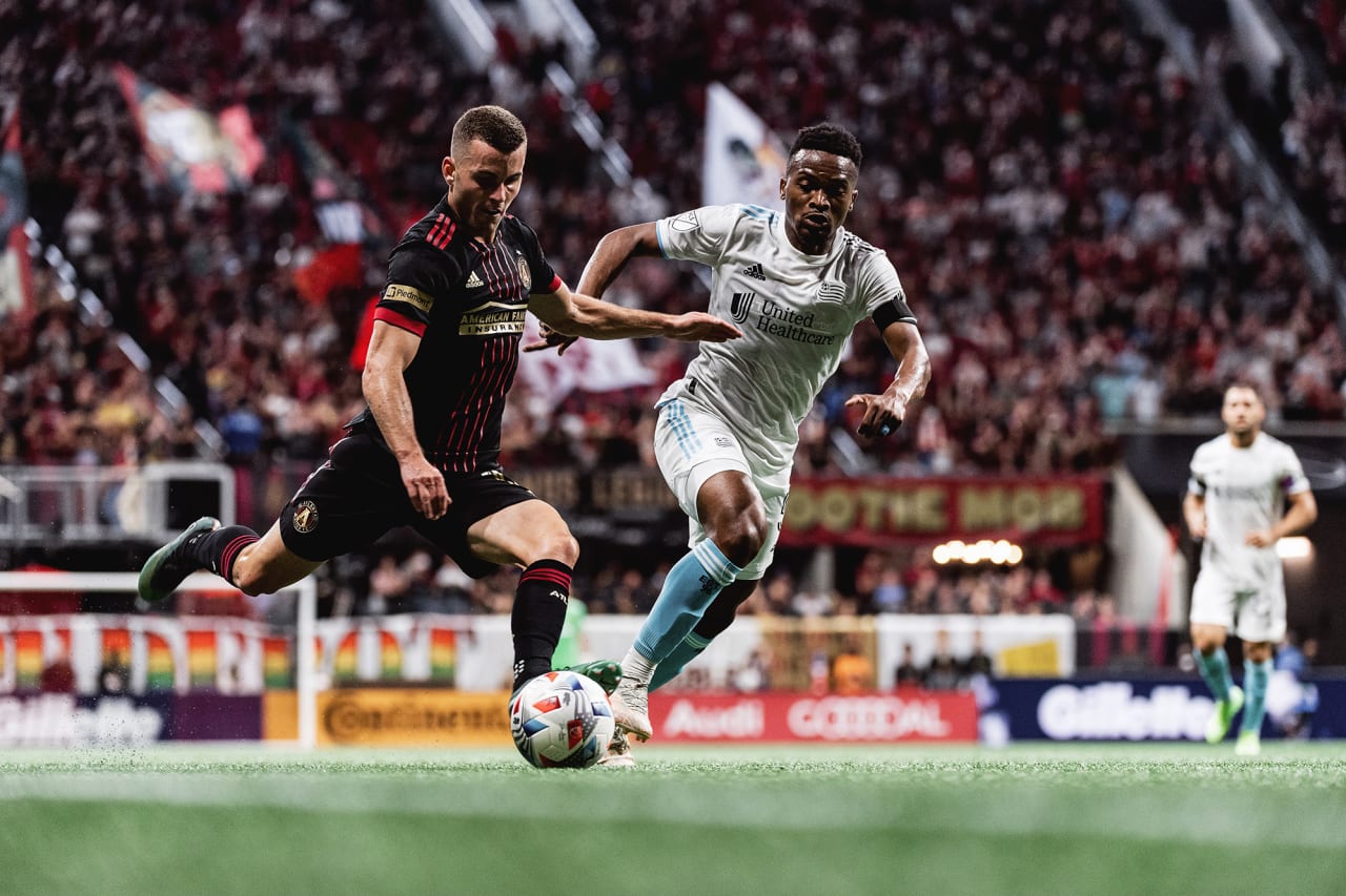 Atlanta United fell 1-0 to the New England Revolution on Saturday at Mercedes-Benz Stadium. Match gallery presented by Nikon.