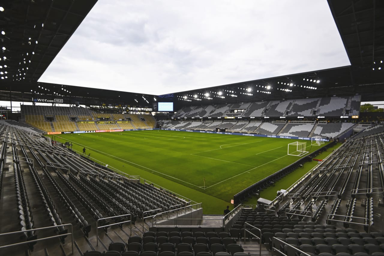 General view before the match against Columbus Crew at Lower.com Field in Columbus, United States on Sunday August 21, 2022. (Photo by Ben Jackson/Atlanta United)
