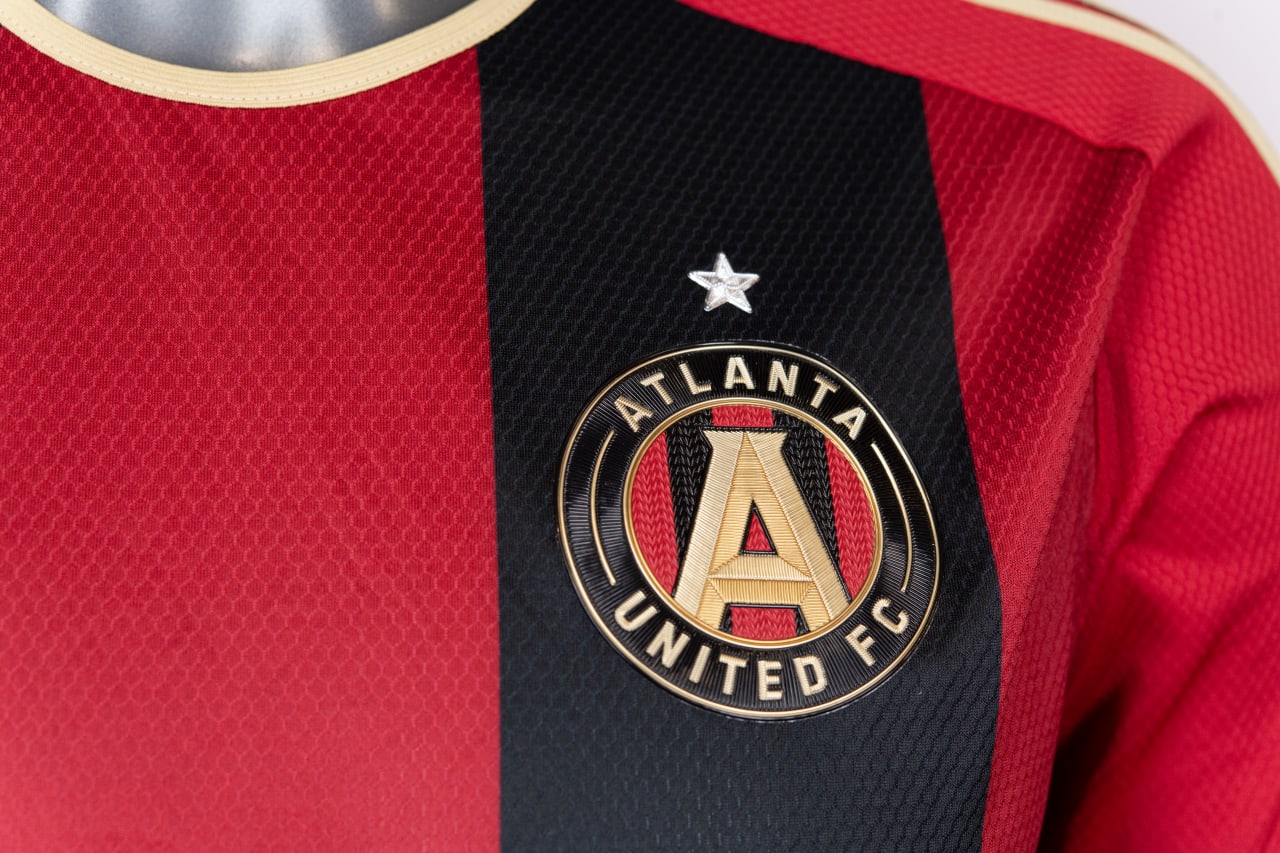 Detailed photos of the Atlanta United's new primary kit, the 17s' Kit.