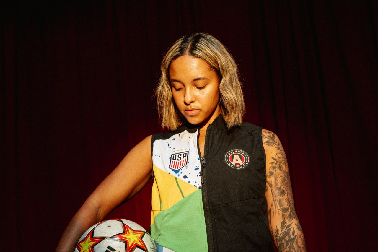 We’ve teamed up with KITBOYS CLUB to create an upcycled capsule for the 2023 Women’s World Cup to celebrate the nations that make up our team and our city,  and pay homage to the perseverance shown by these strong ladies to deliver inspiring performances to women all over the world.