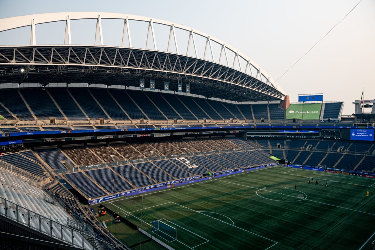 Scene setter image before the match against the Seattle Sounders FC at Lumen Field in Seattle, WA on Sunday, August 20, 2023. (Photo by Mitch Martin/Atlanta United)