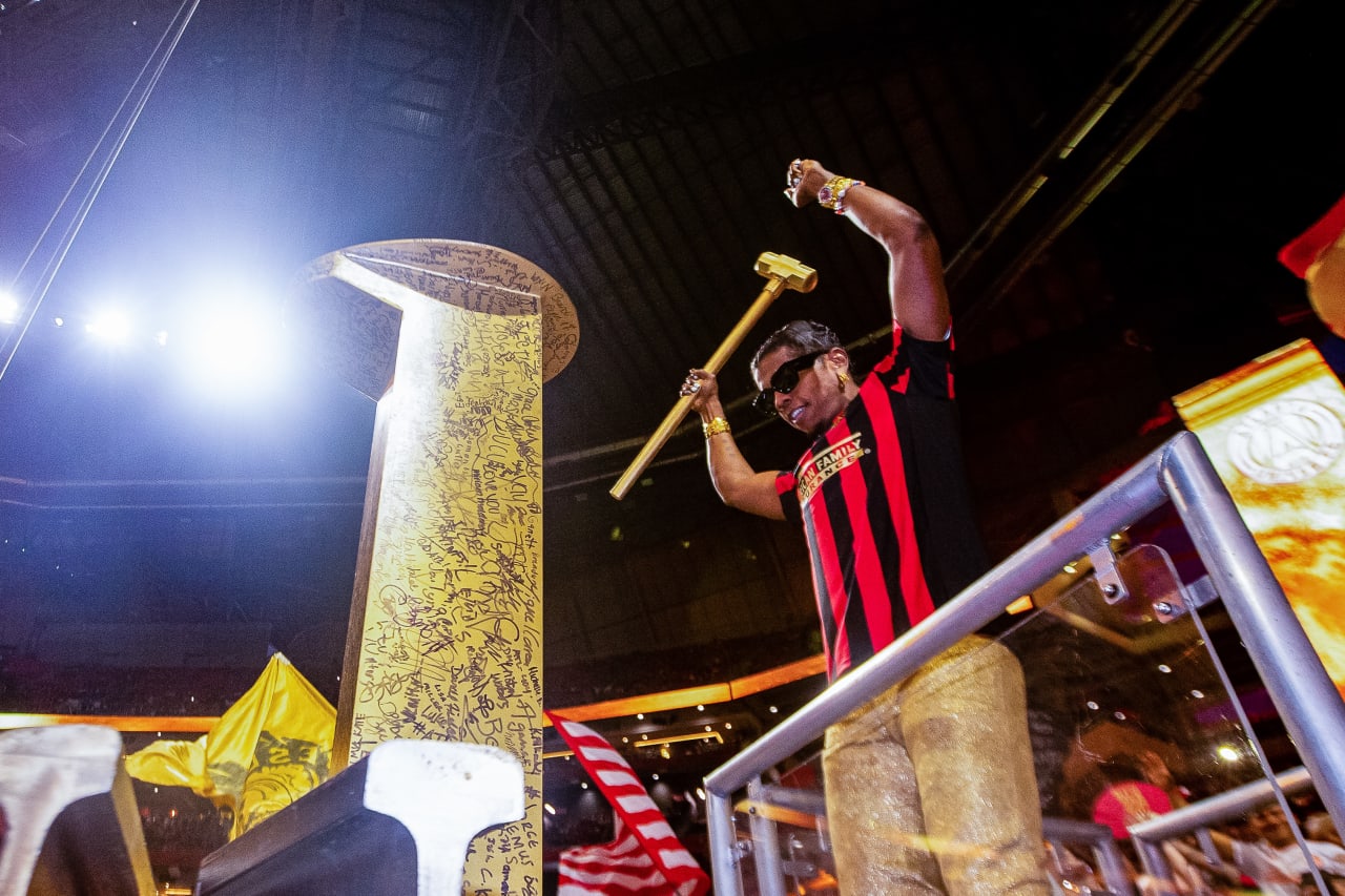 Before the world shut down due to the pandemic, Rapper Trinidad James hit the Spike on March 7, 2020 vs FC Cincinnati