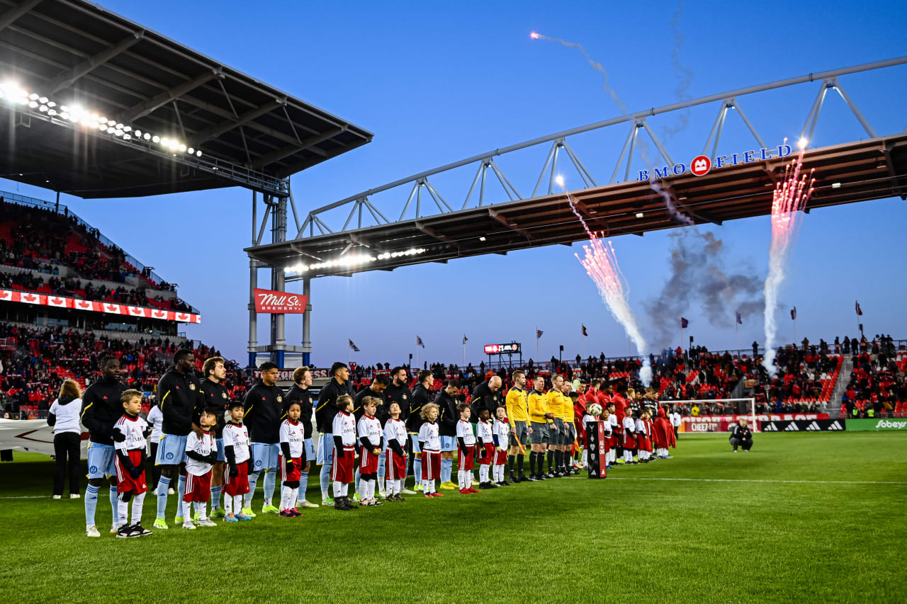 General view prior to the match against Toronto FC at BMO Field in Toronto, Canada on Saturday March 23, 2024.