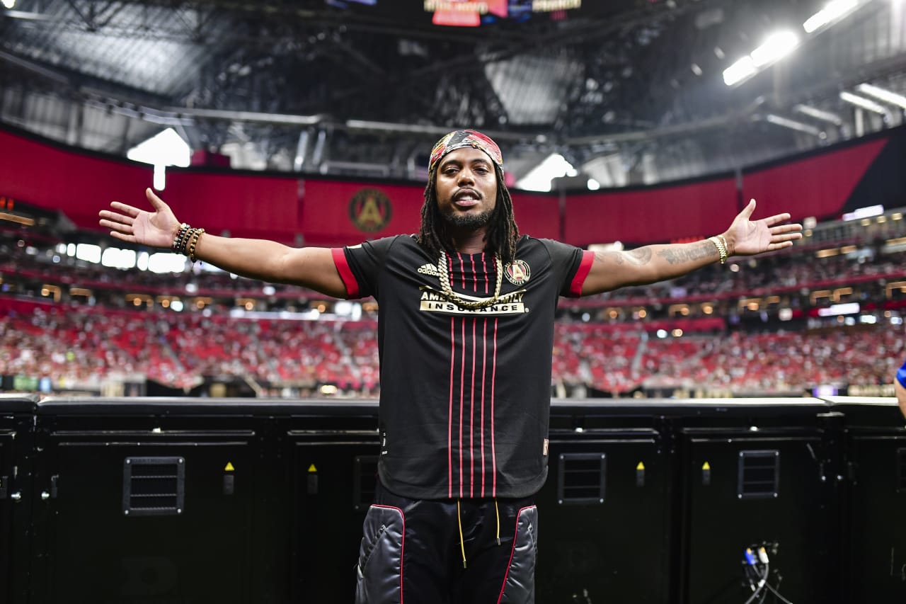 Rapper and Decatur native B.o.B. kicked off Rivalry Week at Mercedes-Benz Stadium on Sunday, July 17. Juanjo Purata scored his first career MLS goal and Atlanta United tied Orlando City SC 1-1.