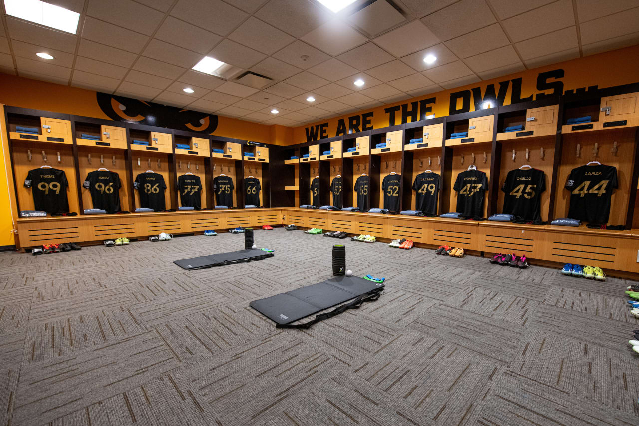 Scenes from the Atlanta United 2 locker room before the match against Carolina Core  at Fifth Third Bank Stadium in Kennesaw, Ga. On Sunday, March 24, 2024. (Photo by Julian Alexander/Atlanta United)