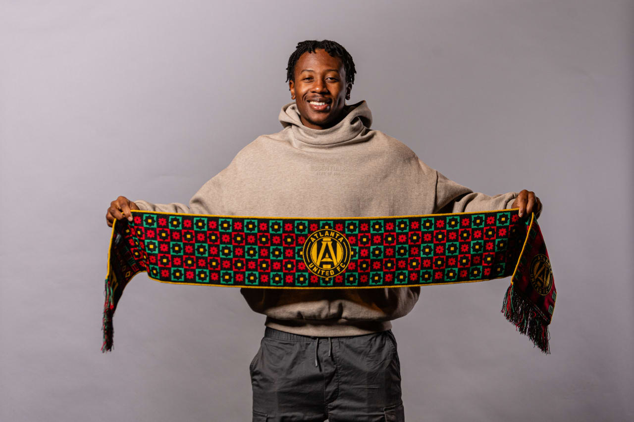 Scenes from the BHM Scarf capture at Mercedes-Benz Stadium in Atlanta, Ga. on Wednesday, January 17, 2024