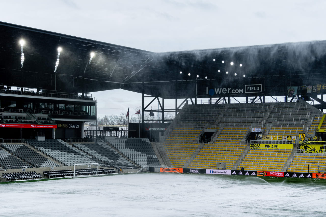 Scene setter image before the match against Columbus Crew at Lower.com Field in Columbus, Ohio on Saturday, February 24, 2024