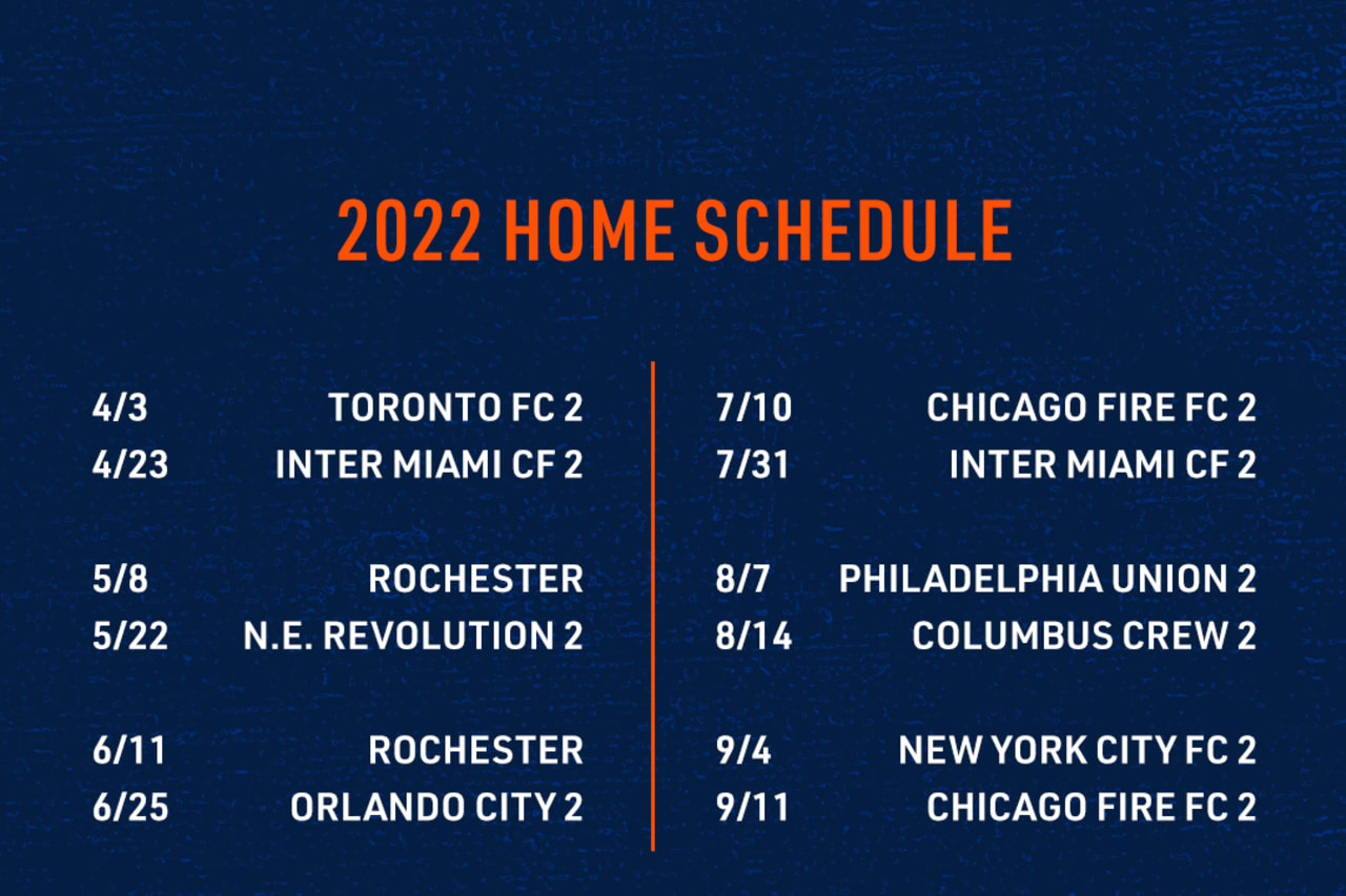 FC Cincinnati 2 Home Schedule