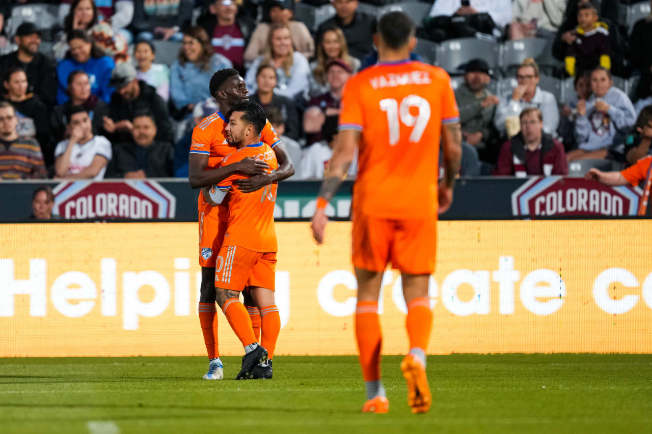 COMMERCE CITY, COLORADO - MAY 27: Colorado Rapids against FC Cincinnati on May 27, 2023 at Dick's Sporting Goods Park in Commerce City, Colorado.