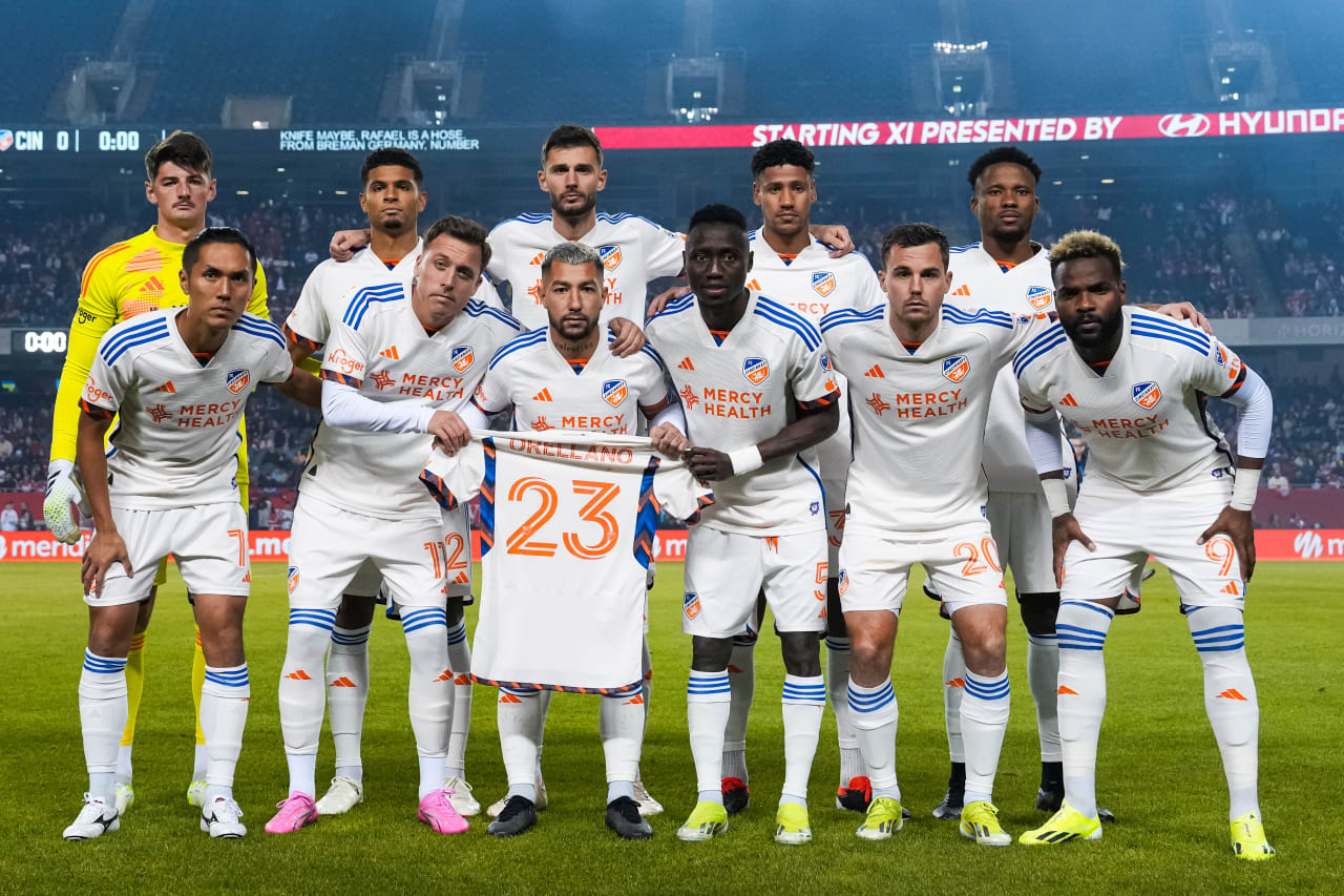 CHICAGO, ILLINOIS - MARCH 2: Chicago Fire FC against FC Cincinnati on March 2, 2024 at Soldier Field in Chicago, Illinois.