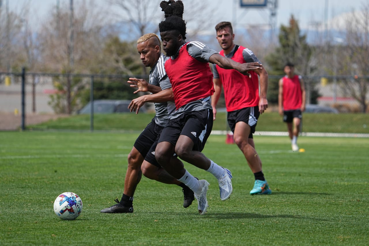 The Colorado Rapids train in preparation for their matchup with San Jose. (Photos by Bart Young)