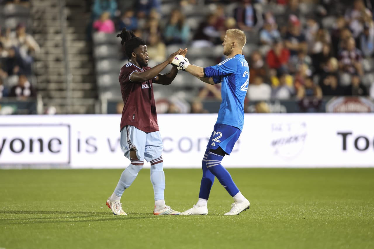 Lalas Abubakar and William Yabrough during the Rapids' game against Portland Timbers FC (Photo by Gabriel Christus)