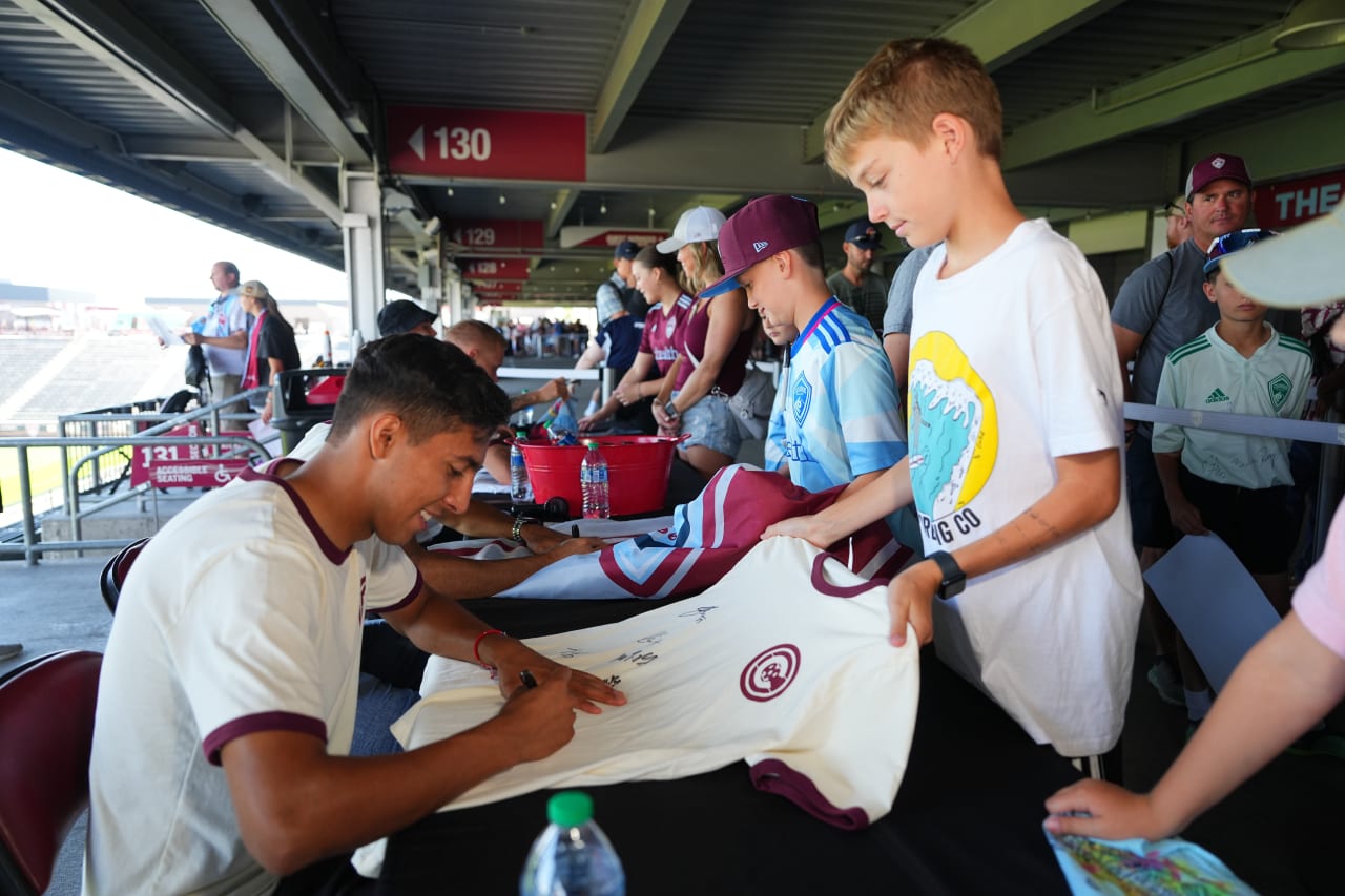 The Colorado Rapids hosted the annual Meet the Team Party for Season Ticket Members on Sunday afternoon.
