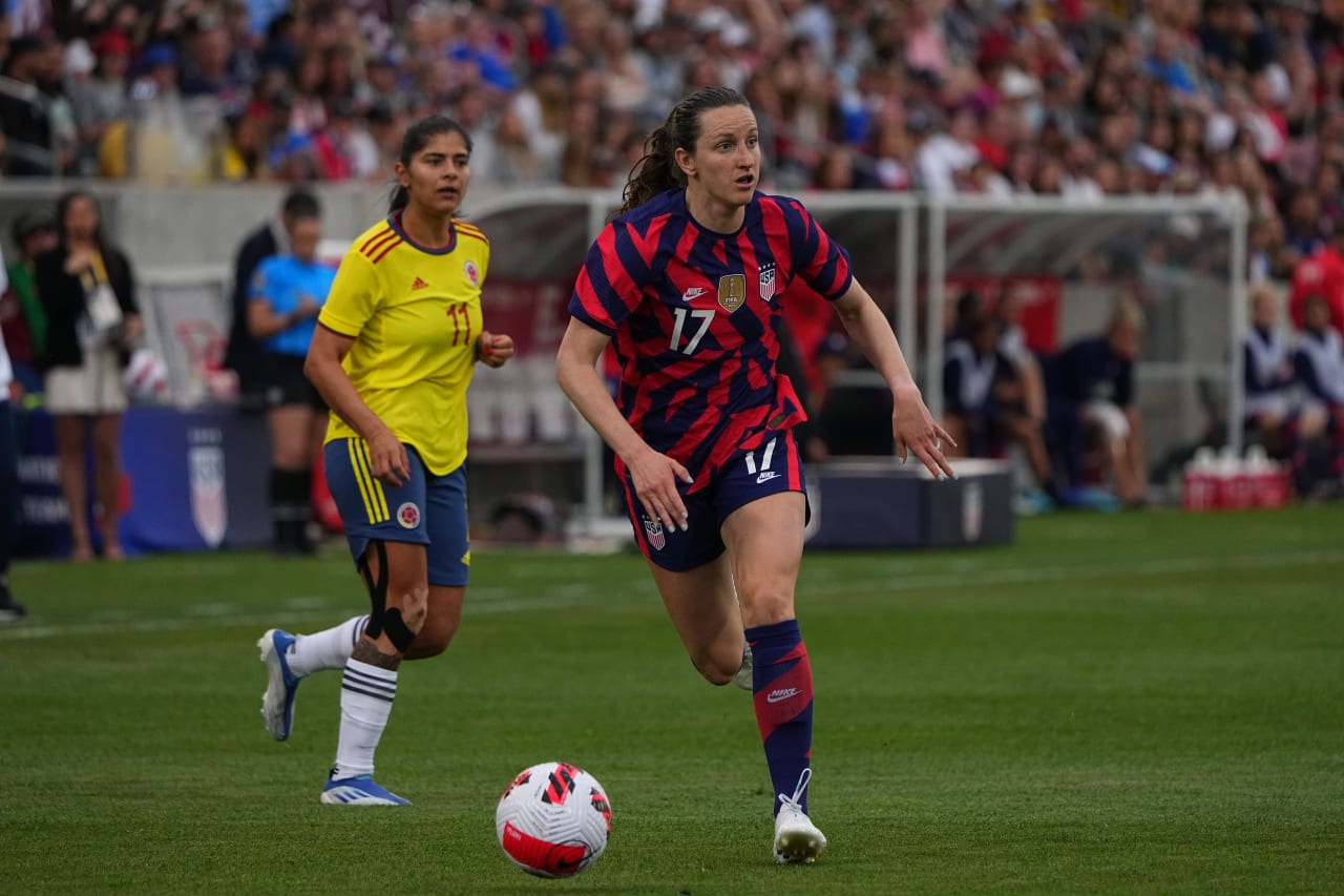 The U.S. Women's National Team defeated Colombia 3-0 at DICK'S Sporting Goods Park on Saturday, June 25. (Photos by Garrett Ellwood)