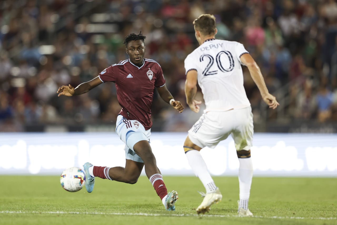 The Colorado Rapids defeated LA Galaxy 2-0 on Saturday night in front of a home crowd at DICK'S Sporting Goods Park. (Photo by Gabriel Christus)