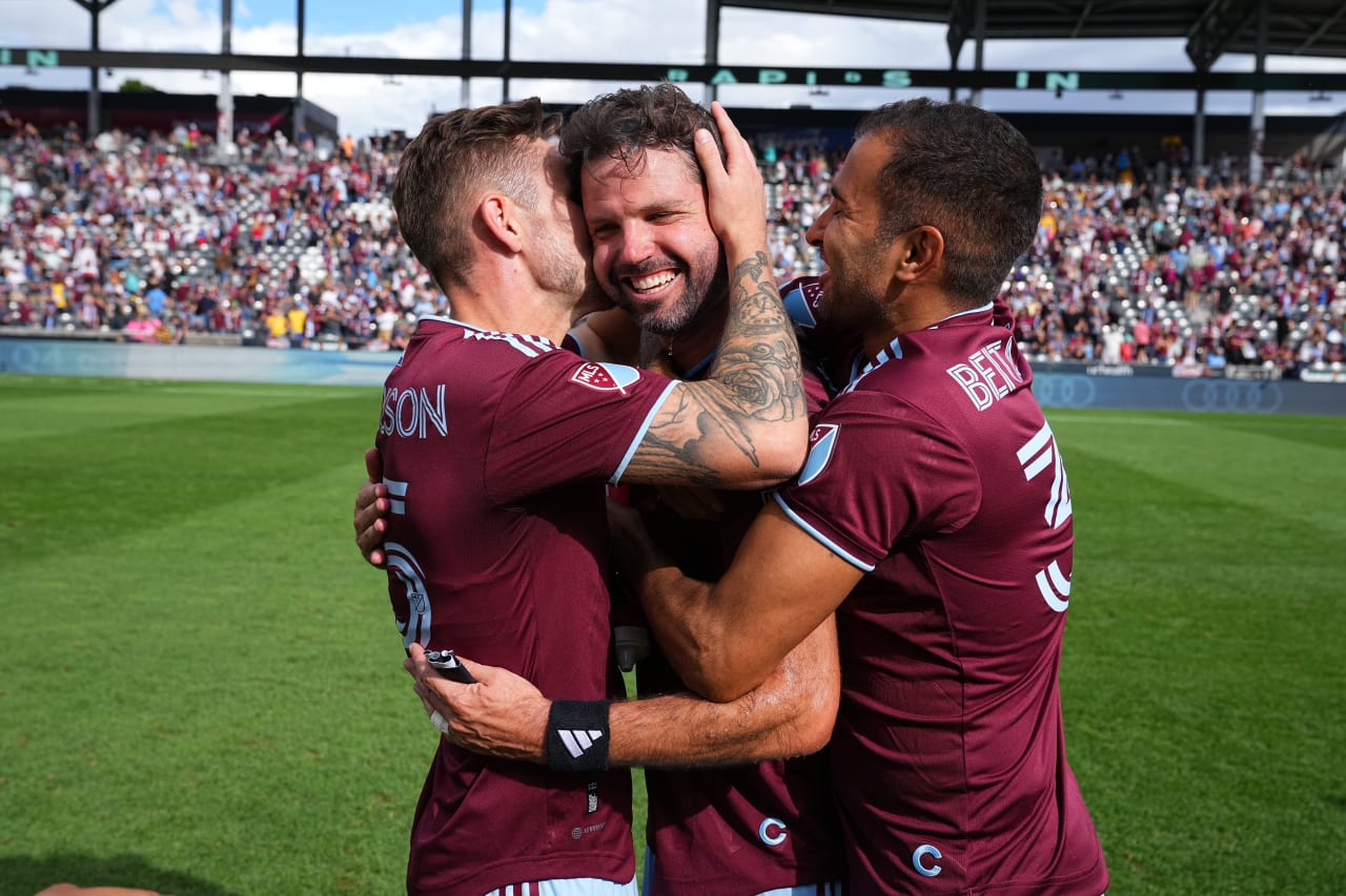 The Colorado Rapids defeated FC Dallas 1-0 on Saturday to finish their 2022 home campaign on a high note. (Photos by Garrett Ellwood and Bart Young)