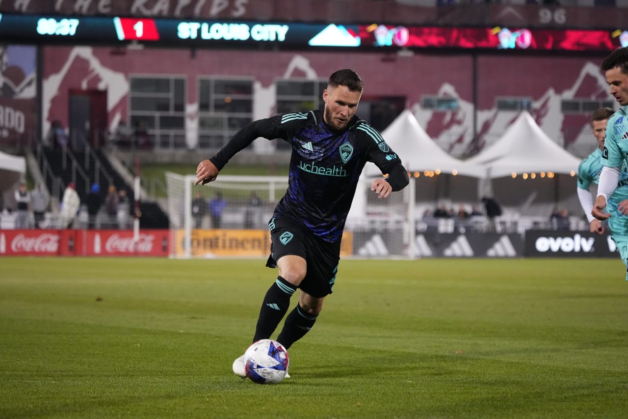 Donned in 2023 One Planet kits, the Rapids played to a 1-1 draw with expansion side St. Louis CITY SC to remain unbeaten in five games.
