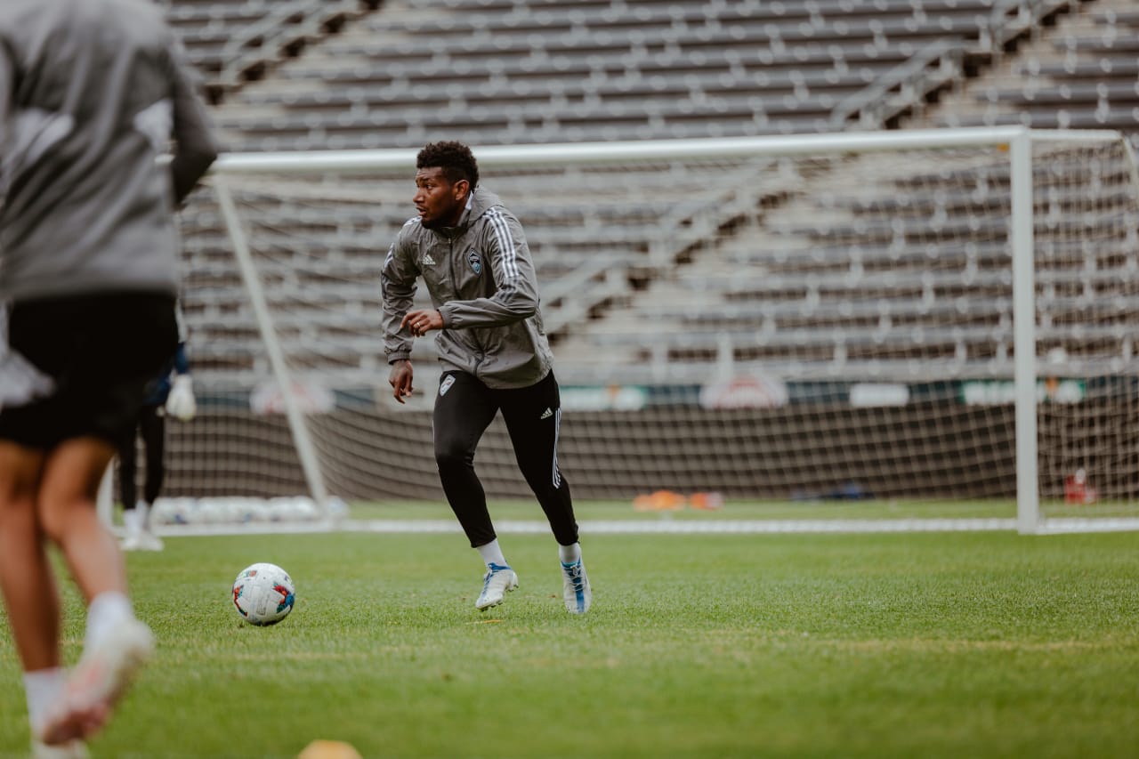 The Colorado Rapids train at DICK'S Sporting Goods Park on Wednesday. (Photos by Connor Pickett)