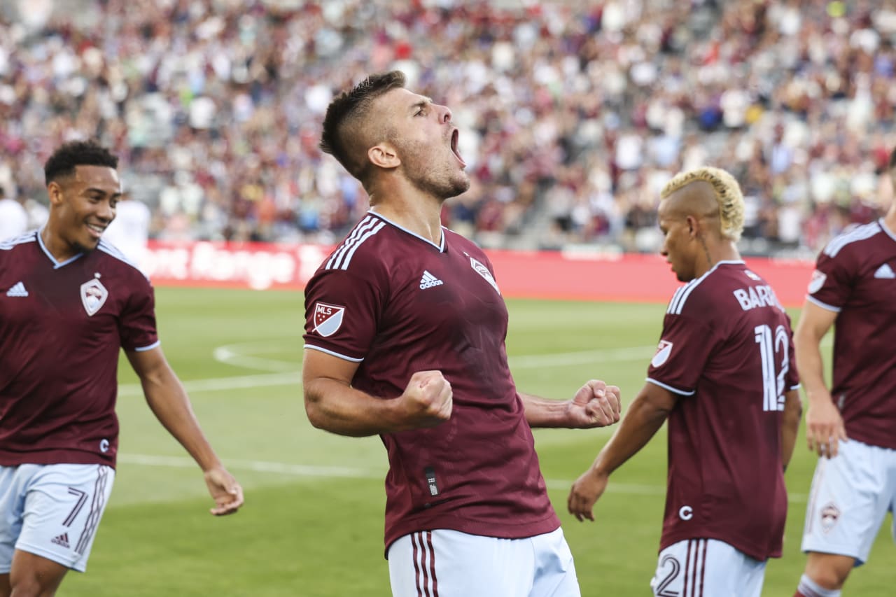 The Colorado Rapids defeated LA Galaxy 2-0 on Saturday night in front of a home crowd at DICK'S Sporting Goods Park. (Photo by Gabriel Christus)