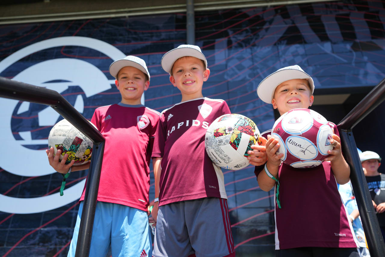 The Colorado Rapids hosted the annual Meet the Team Party for Season Ticket Members on Sunday afternoon.