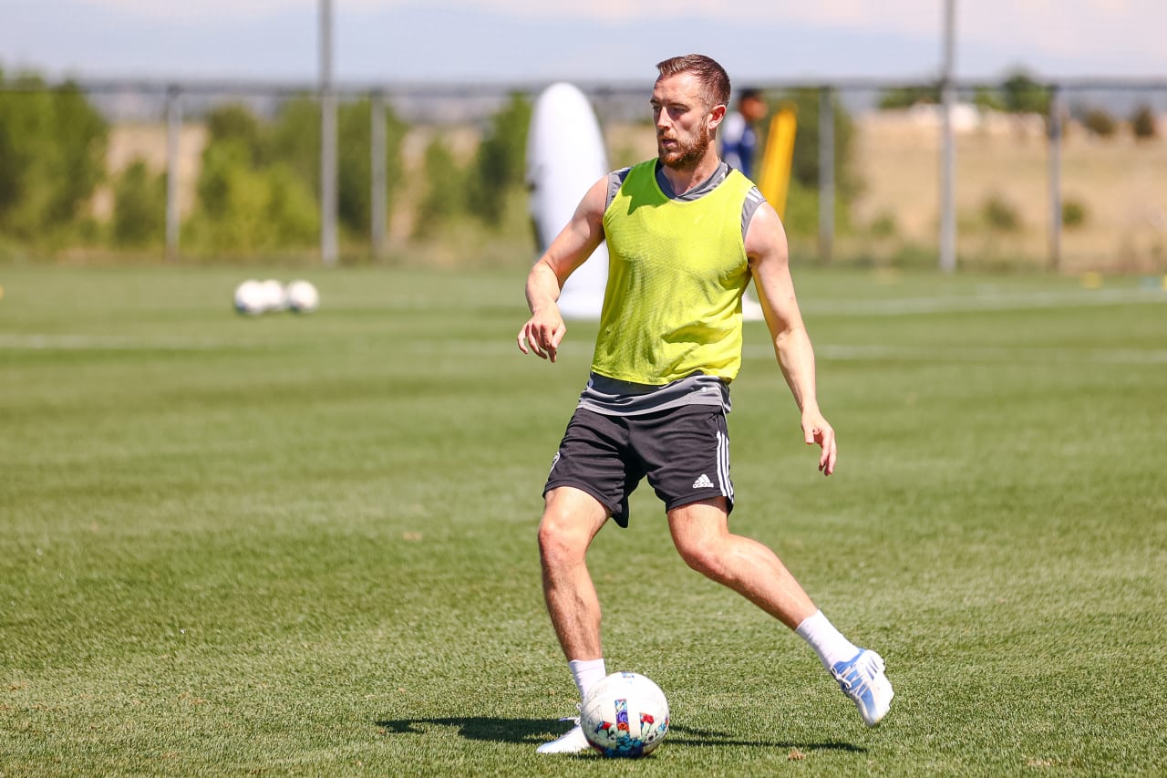 The Rapids train in preparation for the second and final leg of the Rocky Mountain Cup against Real Salt Lake. (Photos by Harrison Barden)