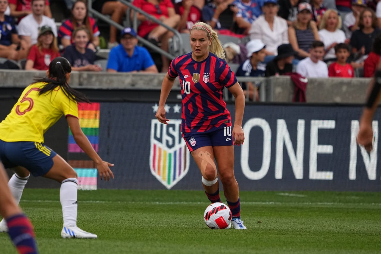 The U.S. Women's National Team defeated Colombia 3-0 at DICK'S Sporting Goods Park on Saturday, June 25. (Photos by Garrett Ellwood)