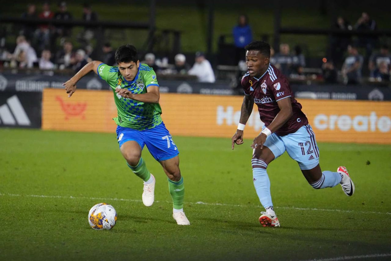 The Rapids fell to Seattle Sounders at home 2-1 on Wednesday night.