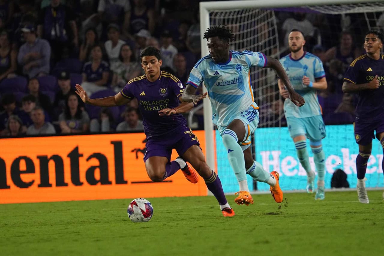 The Rapids fell to Orlando City SC after going down to nine men in the second half.
