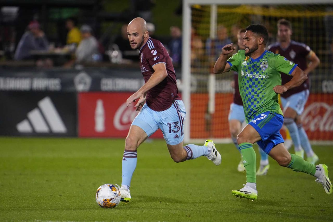 The Rapids fell to Seattle Sounders at home 2-1 on Wednesday night.