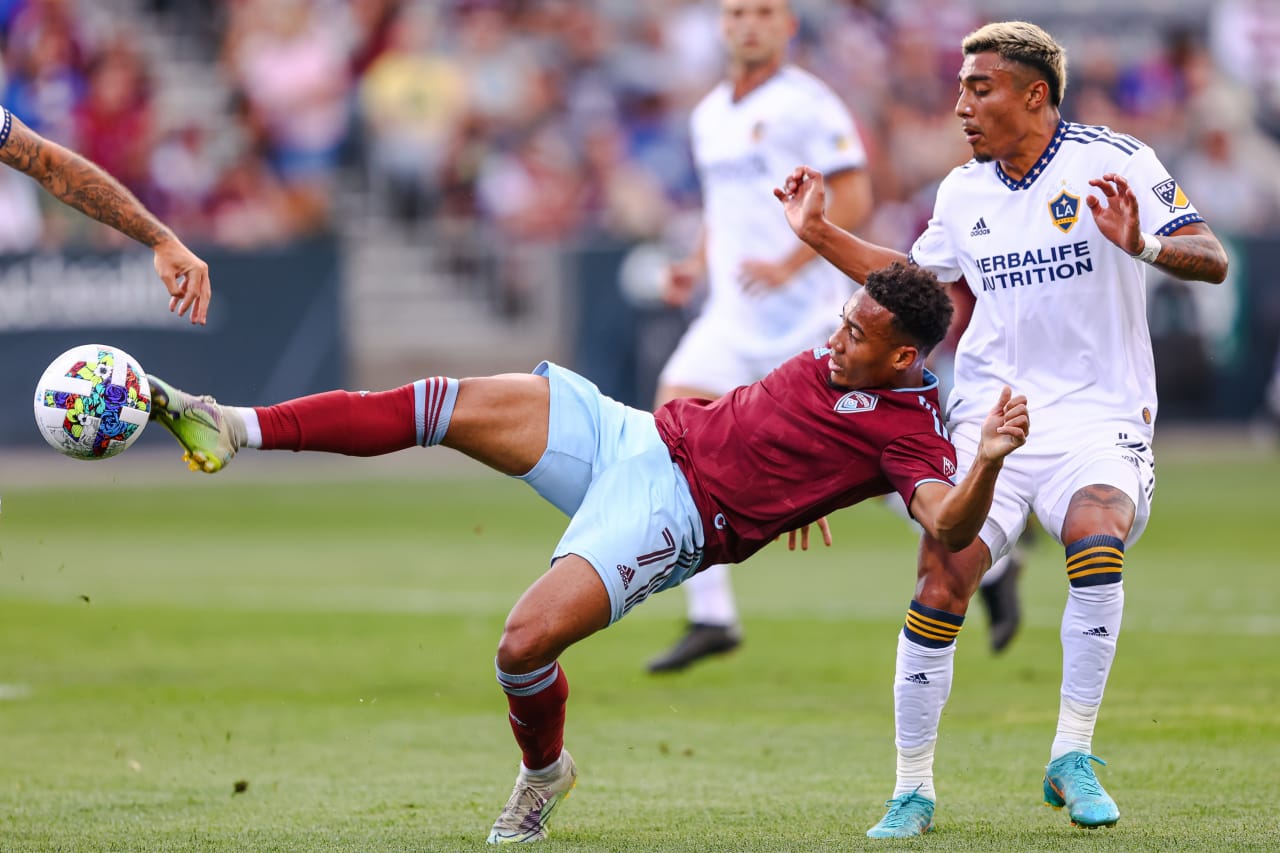 The Colorado Rapids defeated LA Galaxy 2-0 on Saturday night in front of a home crowd at DICK'S Sporting Goods Park. (Photo by Harrison Barden)