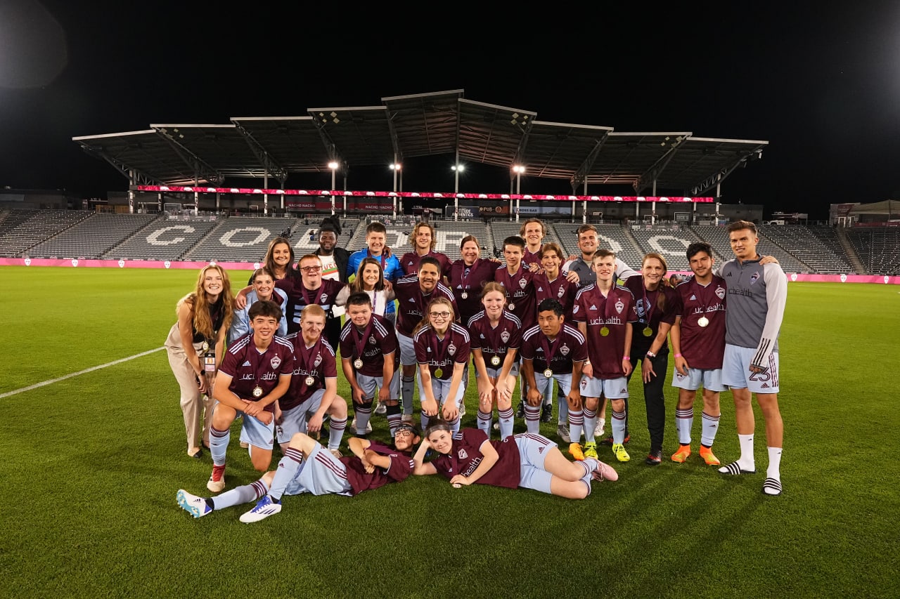 The Colorado Rapids Unified team defeated LA Galaxy Unified in a penalty kick shootout for their second home win of the season.