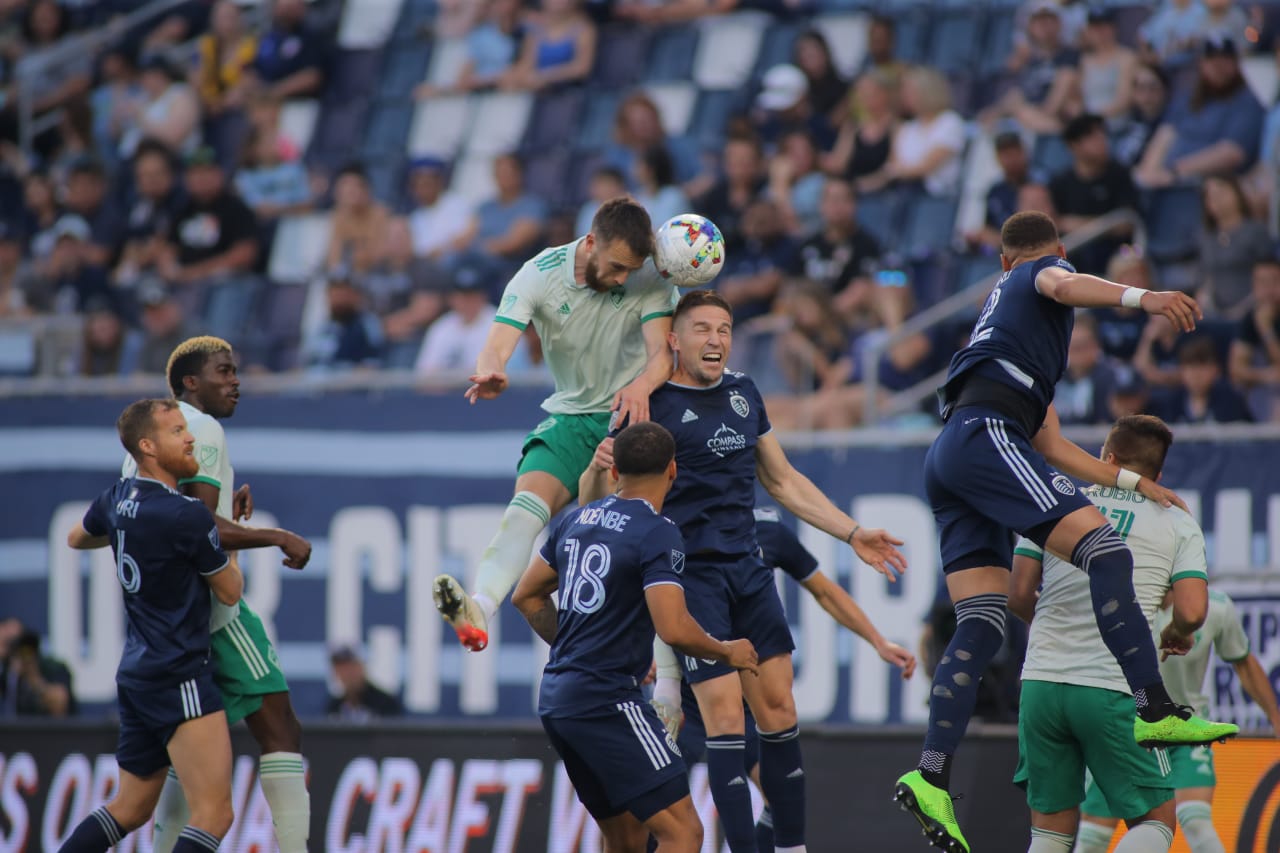 The Colorado Rapids fell to Sporting Kansas City at Children's Mercy Park on Wednesday. (Photos by Ryan Weaver)