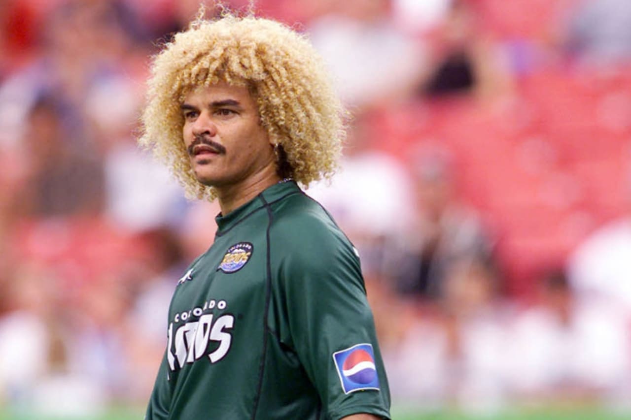 Carlos Valderrama represented Colombia in three World Cups, making the international roster in 1990, 1994 and 1998.