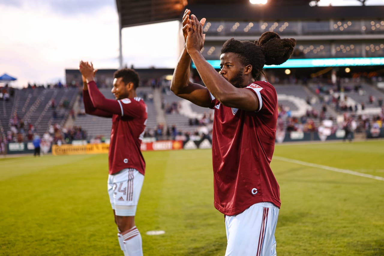The Colorado Rapids beat the Seattle Sounders 1-0 during Colorado's "Soccer for All" celebration on Sunday evening at DICK'S Sporting Goods Park. (Photo by Harrison Barden)