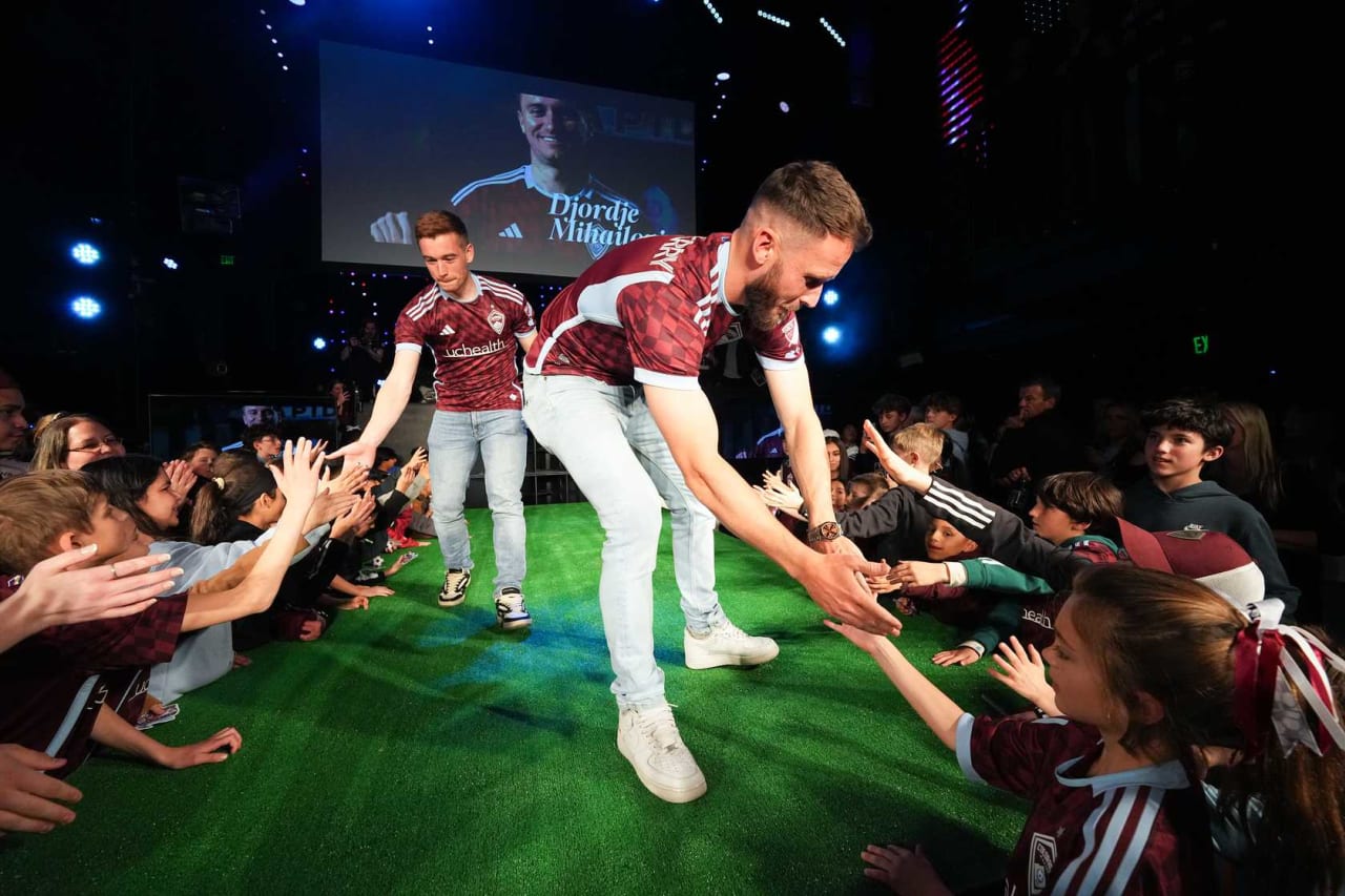 The Colorado Rapids hosted the 2024 Season Kickoff Party at Temple Nightclub, where fans could interact with players, preview the season and see the One Flag Kit on their favorite players for the first time.