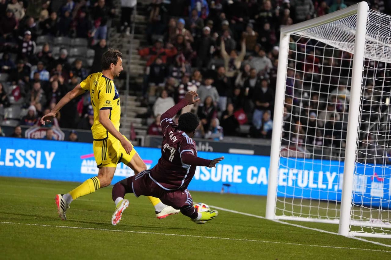 The Colorado Rapids split points with Nashville SC in their first home match of 2024, playing to a 1-1 result.