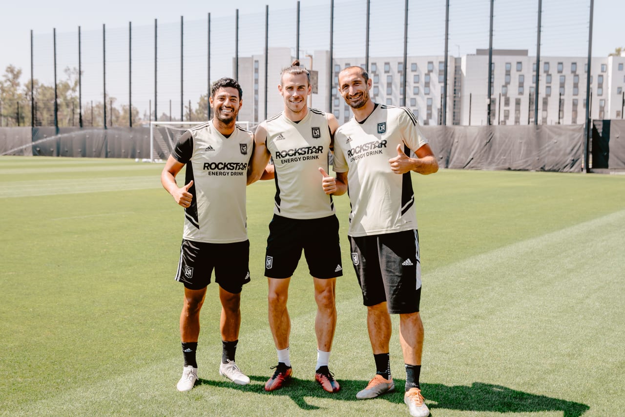 Gareth Bale's First LAFC Training Session