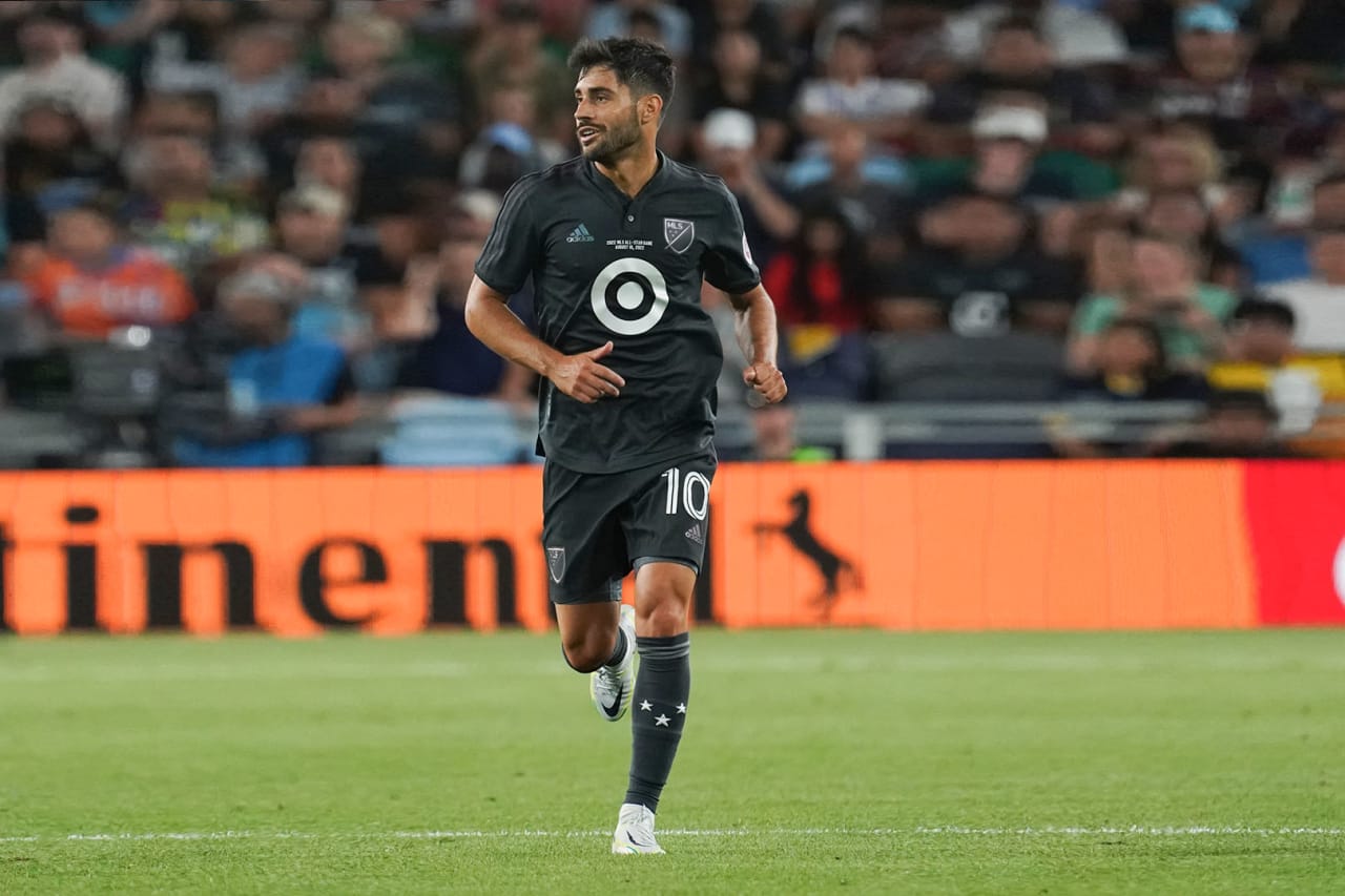 Carles Gil at the 2022 MLS All-Star Game (Photo by Kurtis Burke)