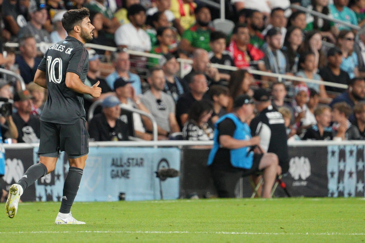 Carles Gil at the 2022 MLS All-Star Game (Photo by Kurtis Burke)